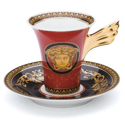 versace cup and saucer.